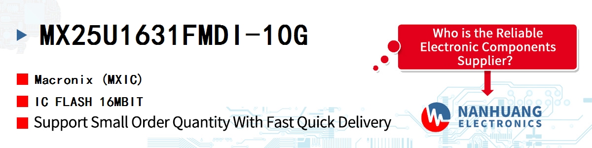 MX25U1631FMDI-10G MXIC IC FLASH 16MBIT